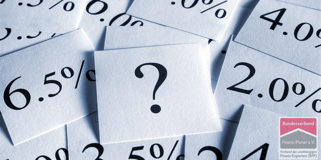 Bauzinsen aktuell